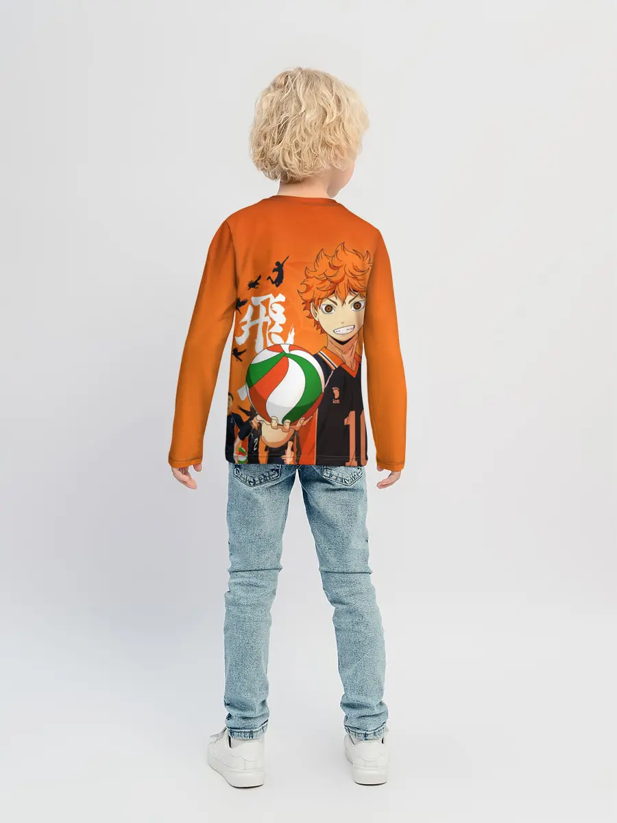Детский лонгслив / Волебольная команда из аниме HAIKYUU!!