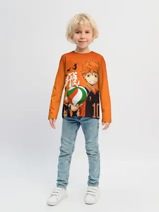Детский лонгслив / Волебольная команда из аниме HAIKYUU!!