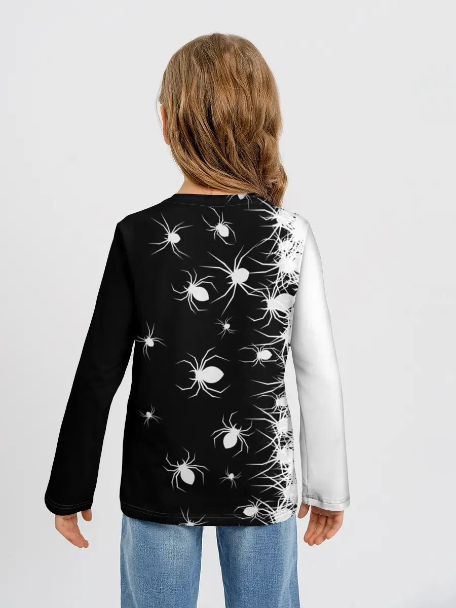 Детский лонгслив / Пауки