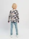 Детский лонгслив / Кремовый камуфляж