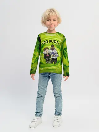 Детский лонгслив / Репер - OG Buda