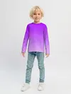 Детский лонгслив / Фиолетовый космос