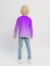 Детский лонгслив / Фиолетовый космос