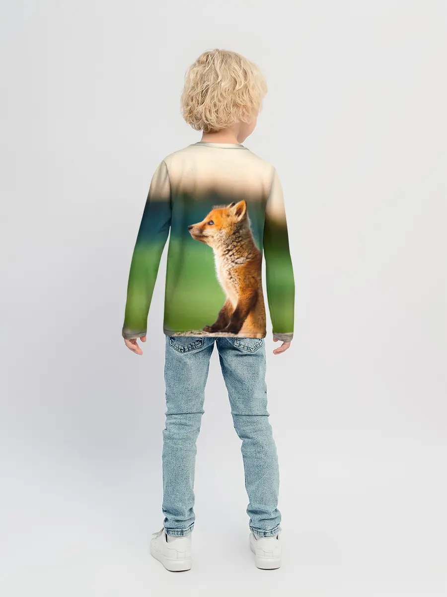 Детский лонгслив / Лиса