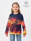 Детский лонгслив / Огненная лиса
