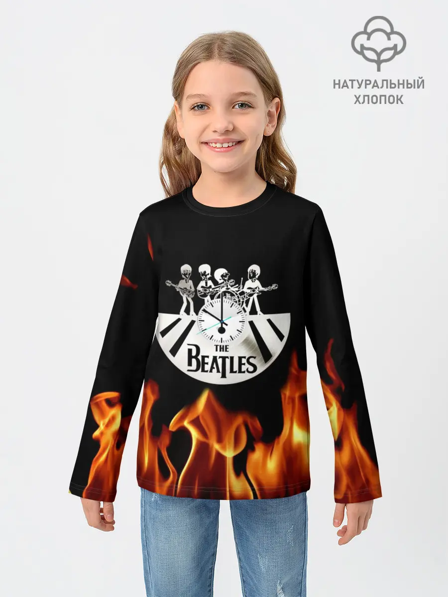 Детский лонгслив / The Beatles