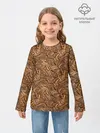 Детский лонгслив / Кофейные Зёрна