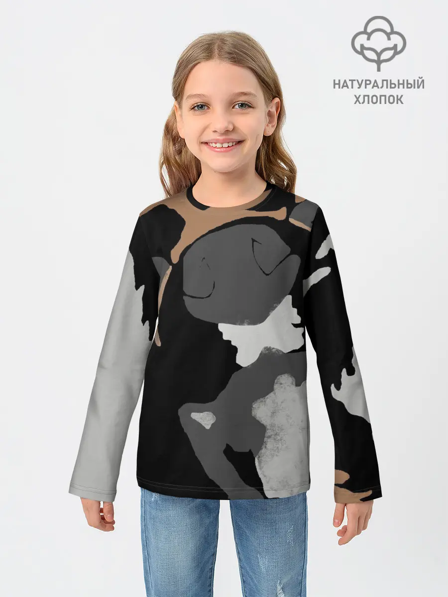 Детский лонгслив / Shiba Inu