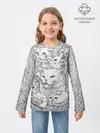 Детский лонгслив / Коты мемы кошки