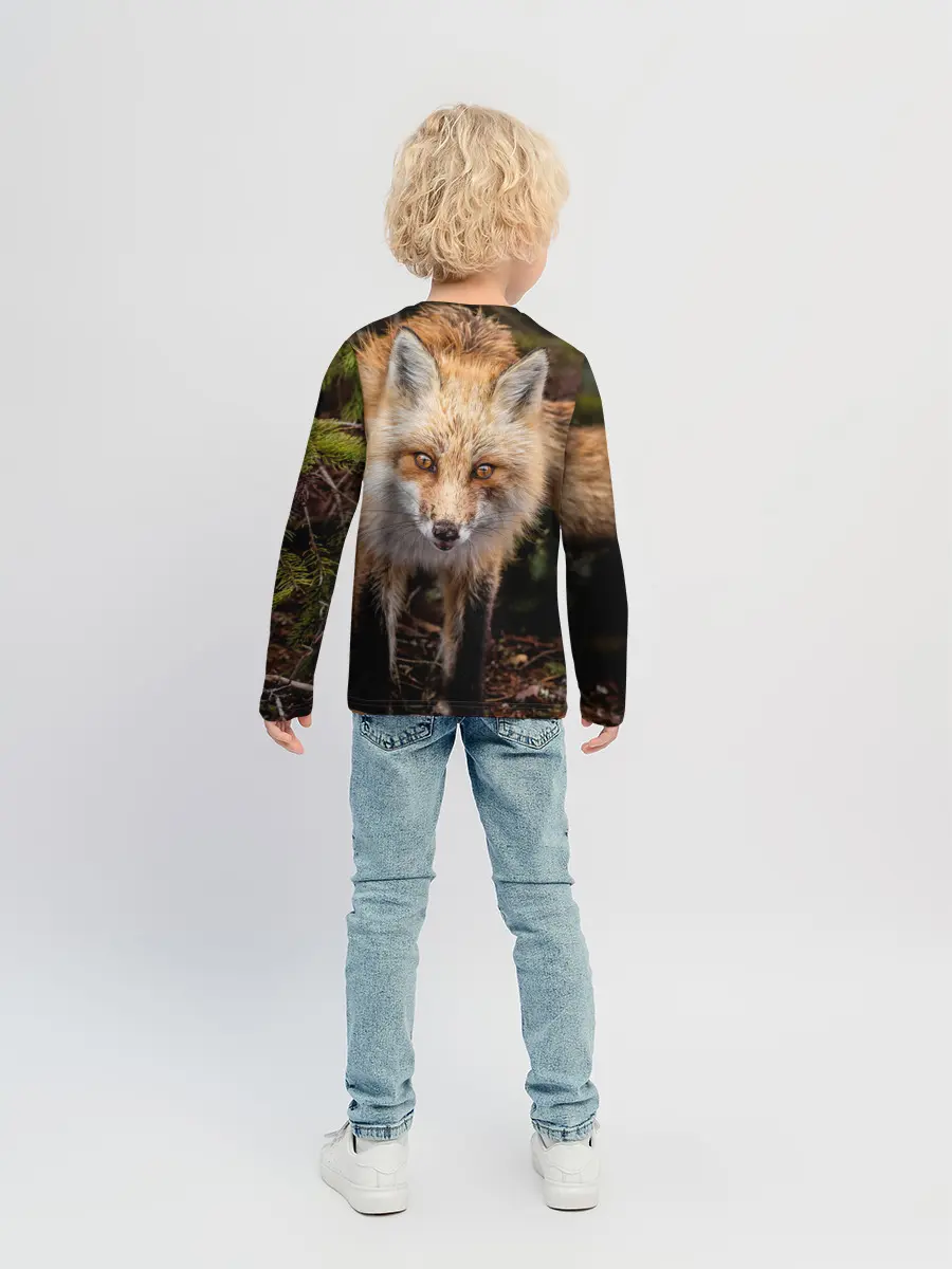 Детский лонгслив / Лиса
