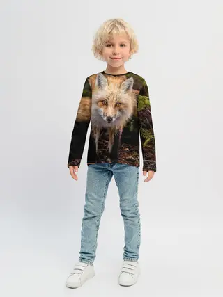 Детский лонгслив / Лиса