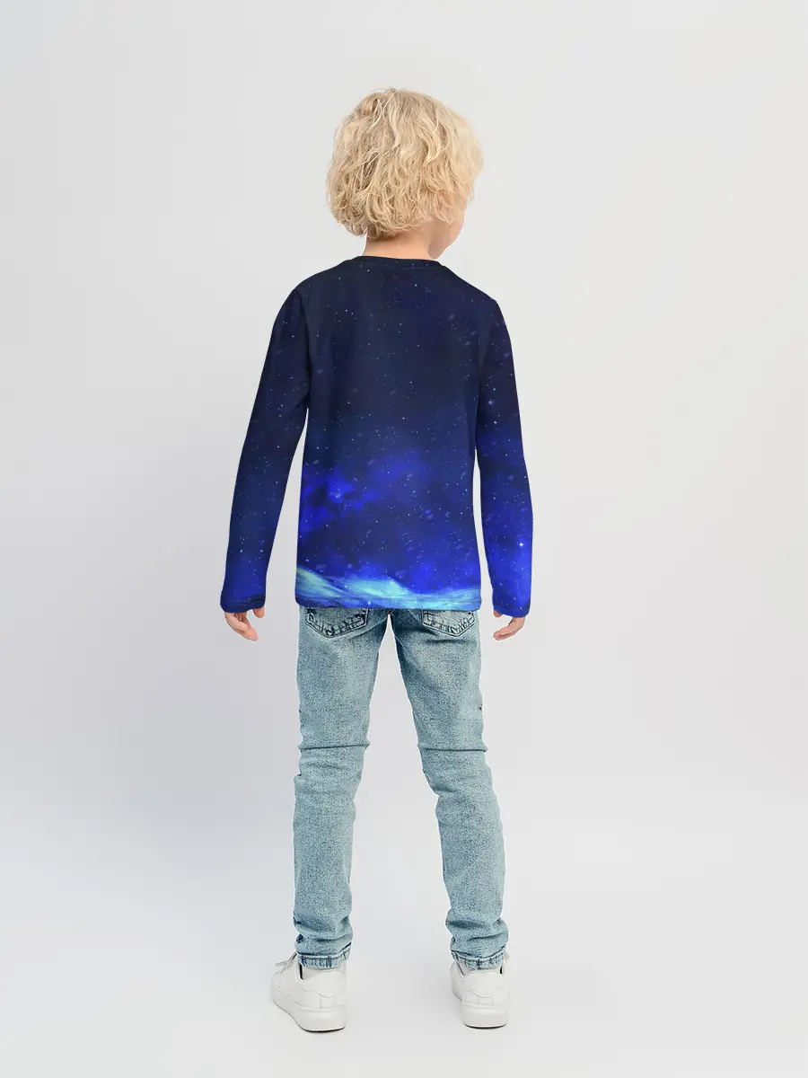 Детский лонгслив / Dark Wolf