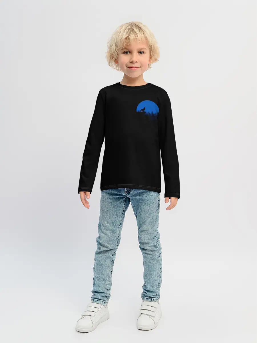 Детский лонгслив / Луна
