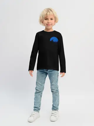 Детский лонгслив / Луна