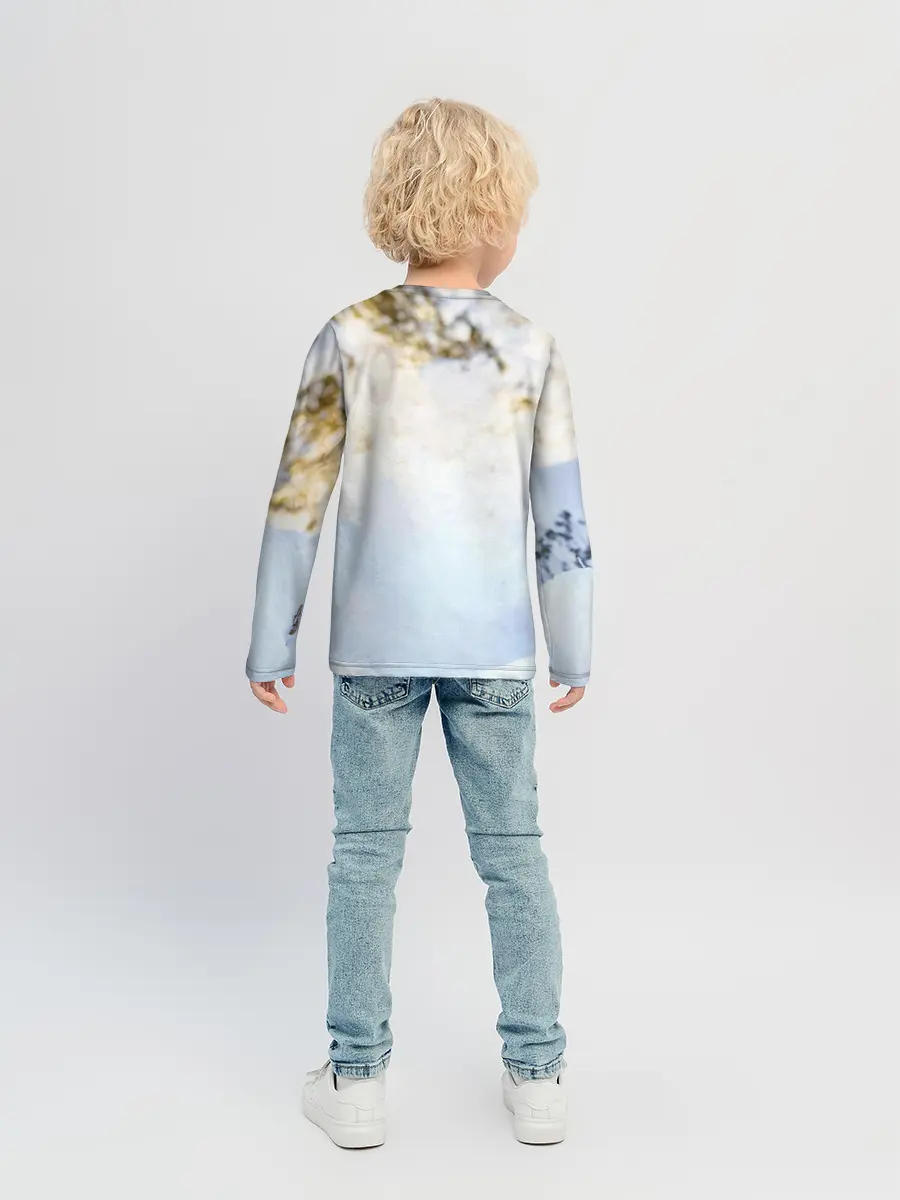 Детский лонгслив / Я зимой