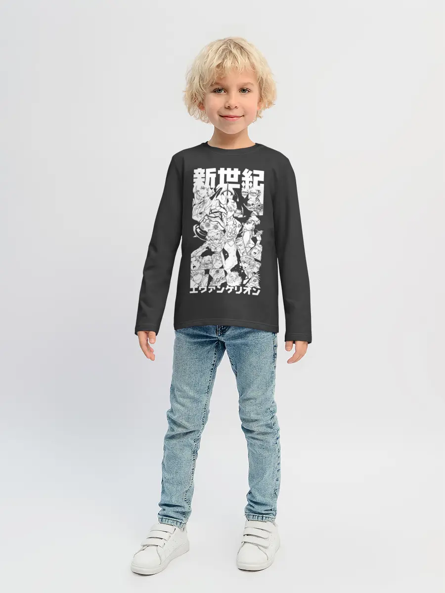 Детский лонгслив / Евангилион