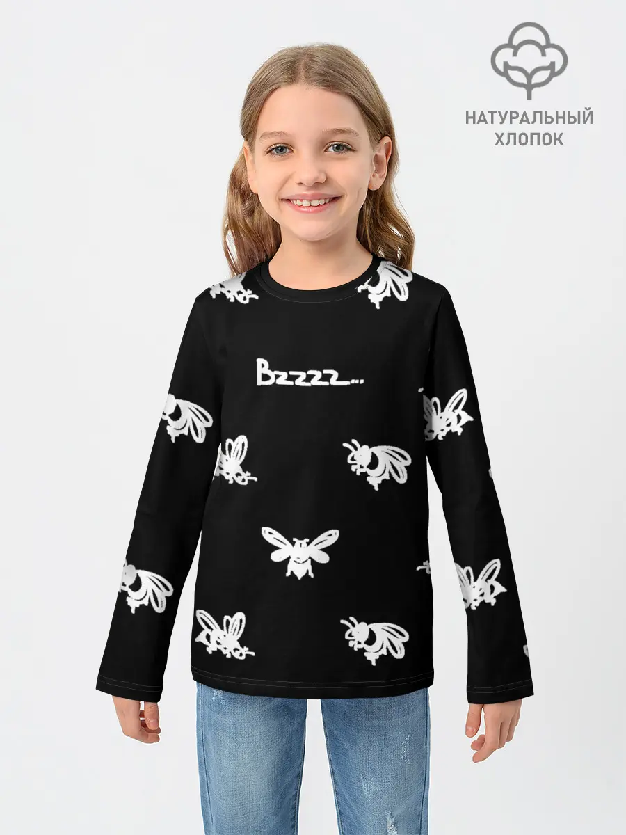 Детский лонгслив / Пчёлки