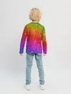 Детский лонгслив / Блестки радуги