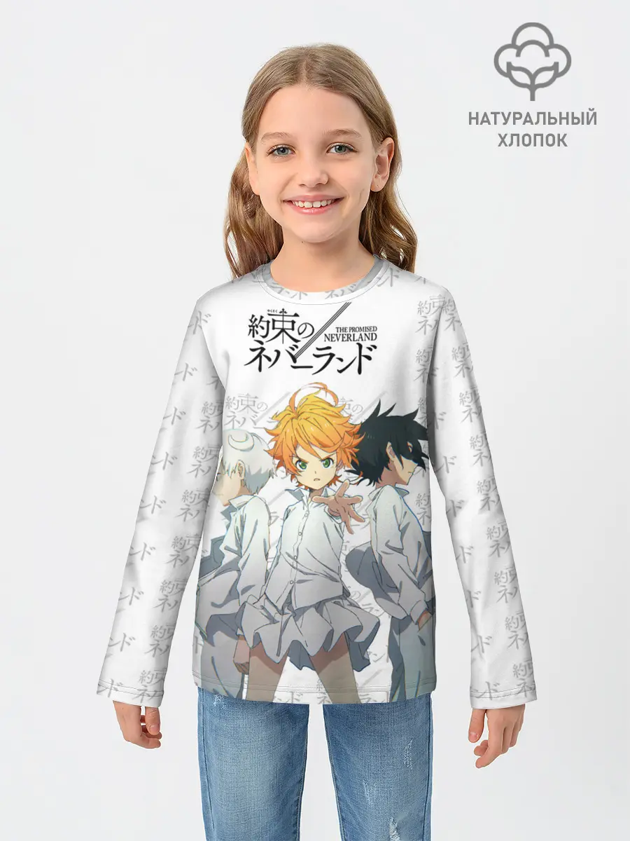 Детский лонгслив / Персонажи Обещанный Неверленд