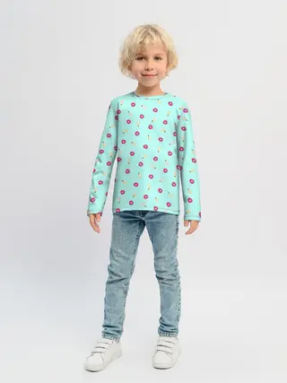 Детский лонгслив / ПОНЧИК И МОРОЖЕНКА