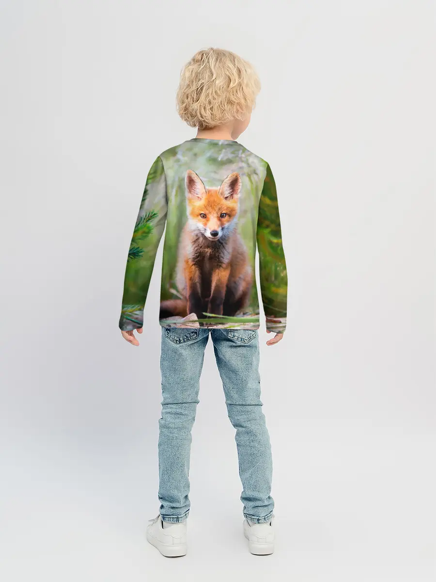 Детский лонгслив / Лисичка