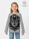 Детский лонгслив / Благородный серый волк