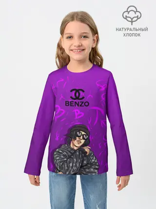 Детский лонгслив / Big Baby Tape Benzo Gang