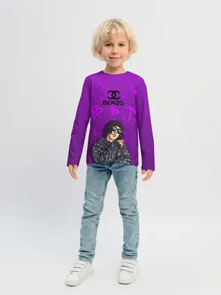 Детский лонгслив / Big Baby Tape Benzo Gang