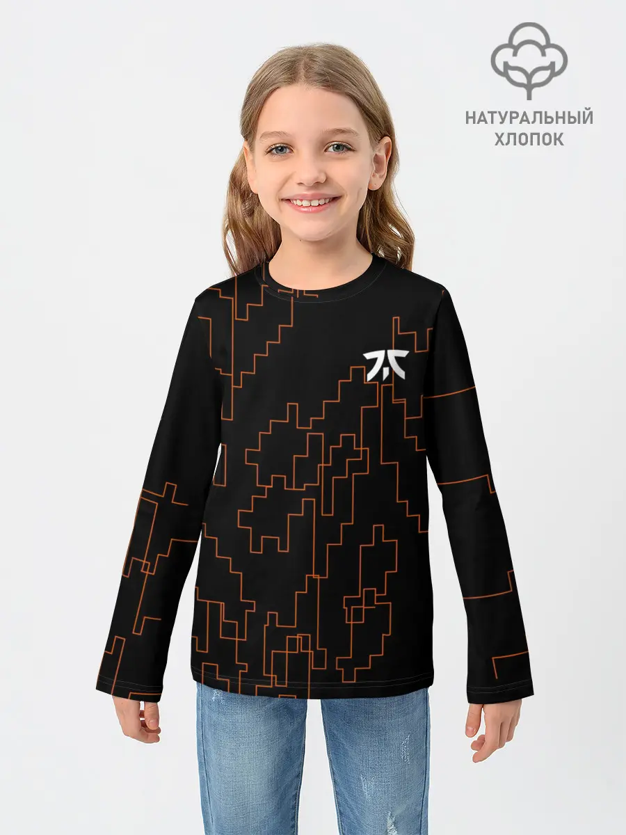 Детский лонгслив / cs:go - Fnatic 2021