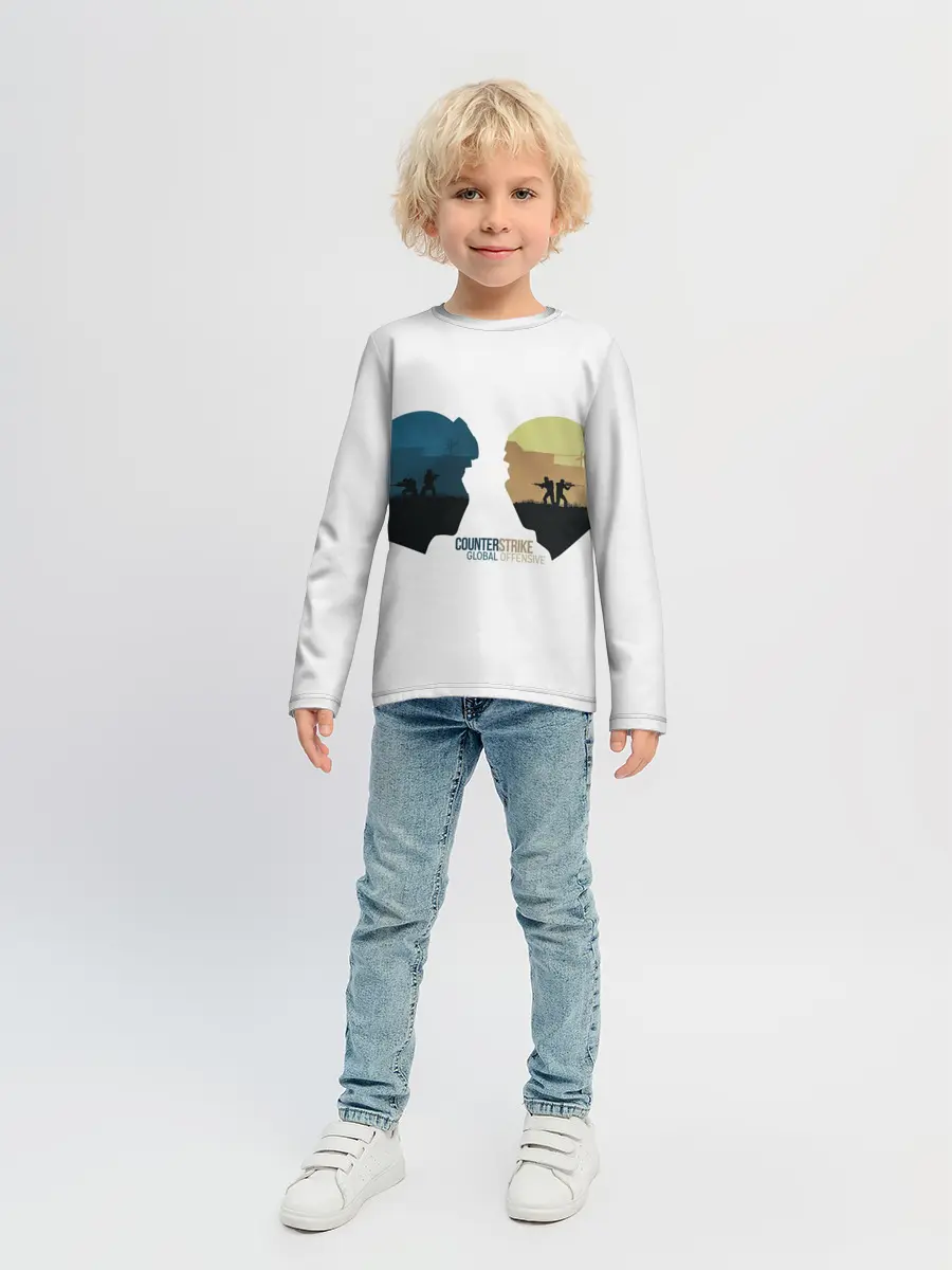 Детский лонгслив / Counter strike