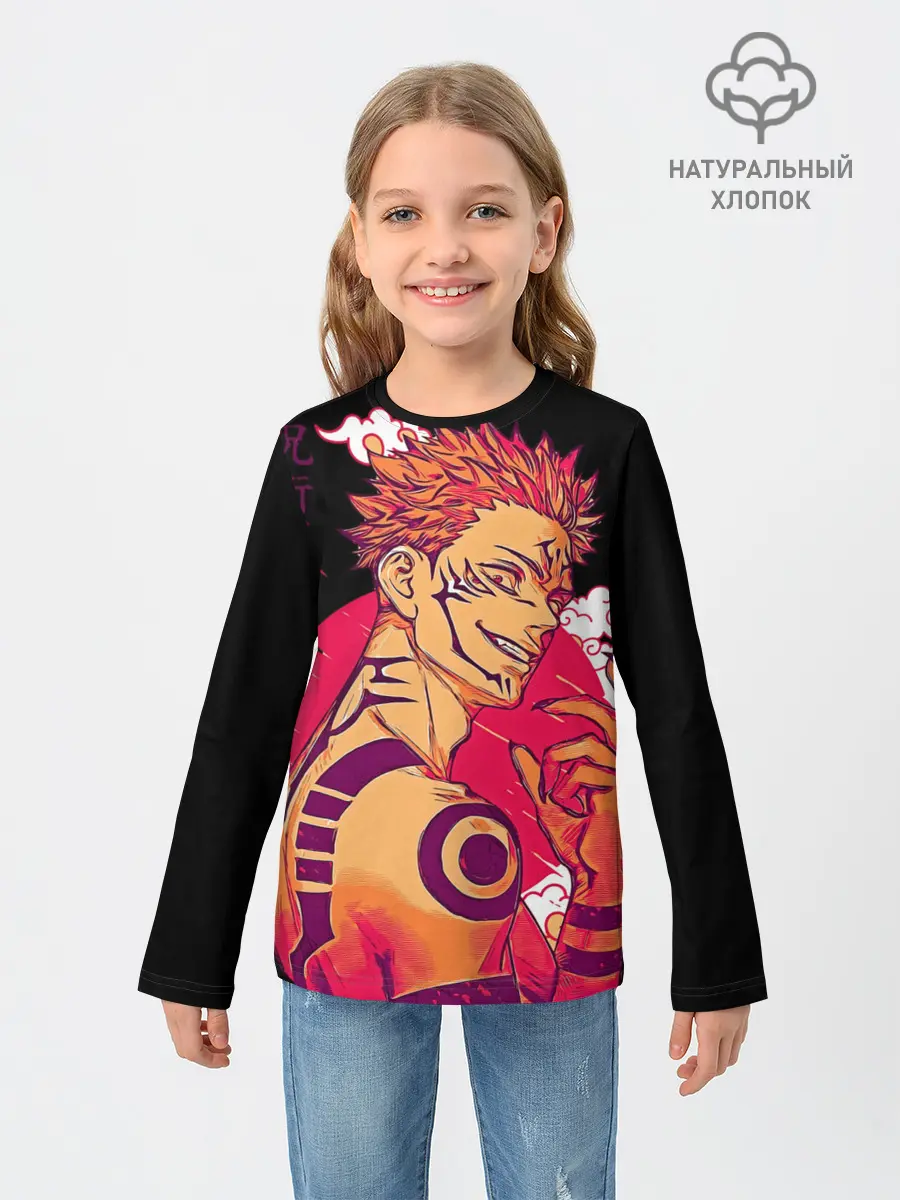 Детский лонгслив / Двуликий магическая битва