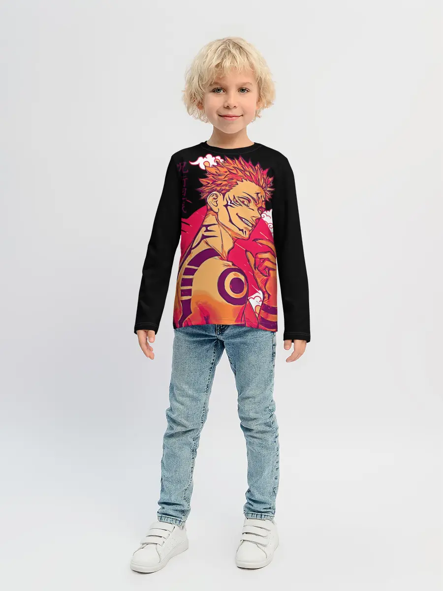 Детский лонгслив / Двуликий магическая битва