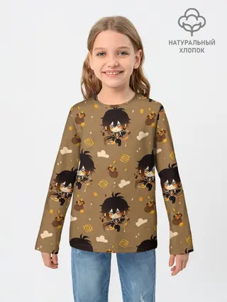 Детский лонгслив / Чиби Чжун Ли