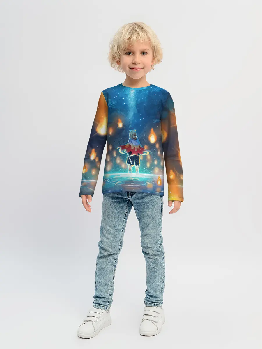 Детский лонгслив / Ренгоку Кёджуро Клинок демонов