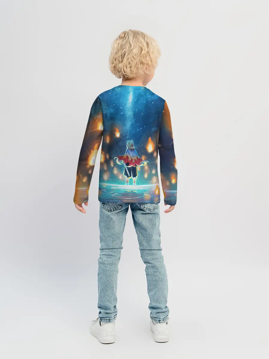 Детский лонгслив / Ренгоку Кёджуро Клинок демонов