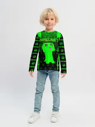 Детский лонгслив / Minecraft