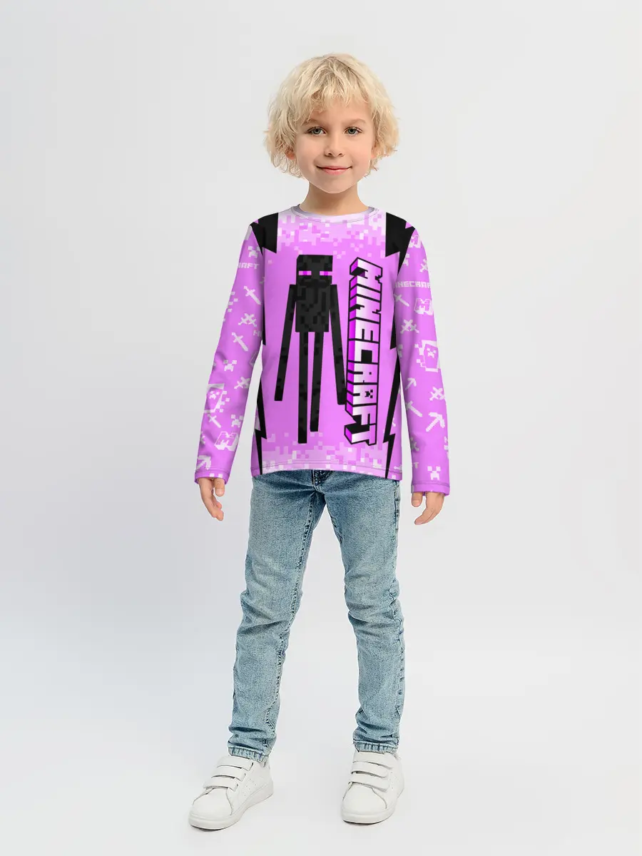 Детский лонгслив / Minecraft