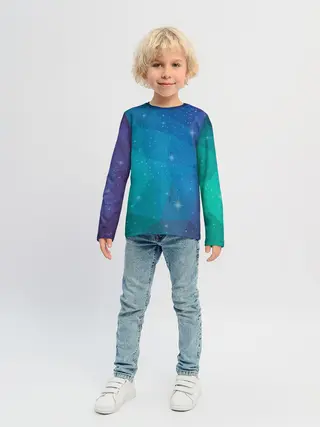 Детский лонгслив / Космос