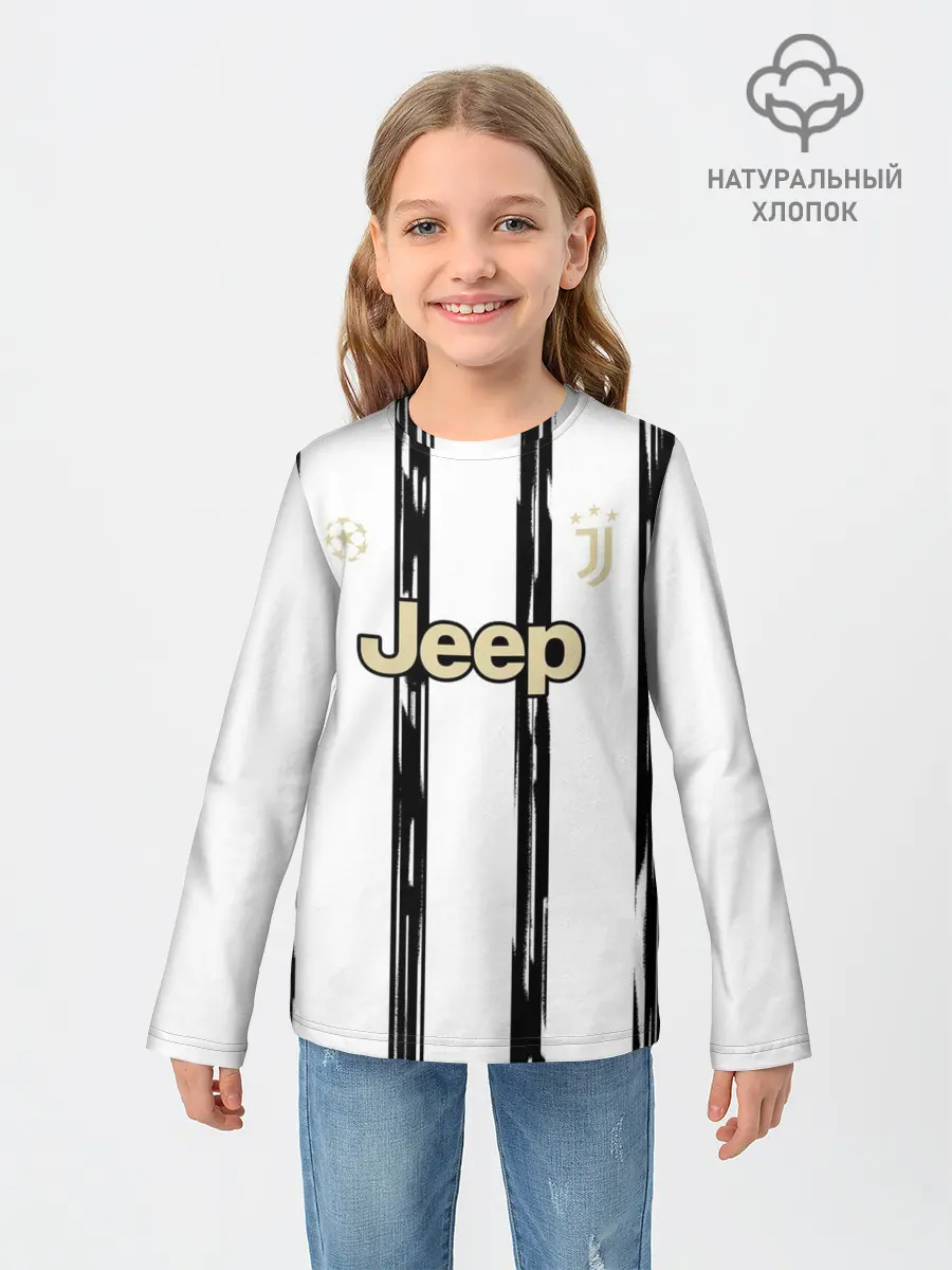 Детский лонгслив / Juventus | Home Authentic style