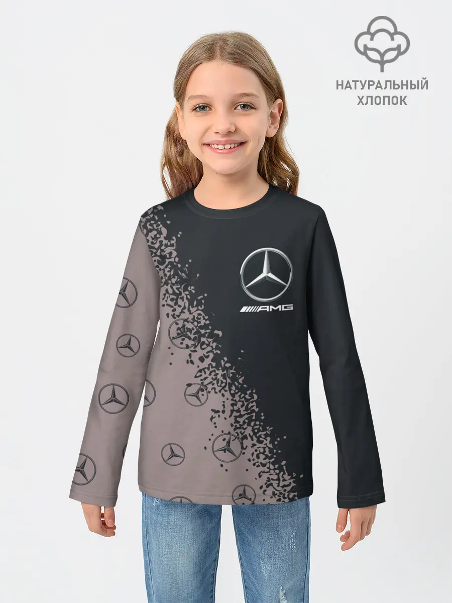 Детский лонгслив / MERCEDES / МЕРСЕДЕС