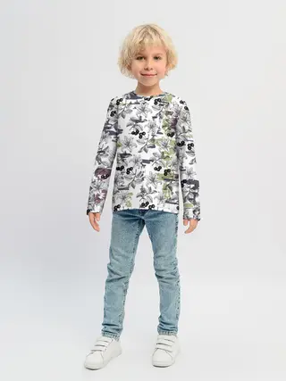 Детский лонгслив / Лилии