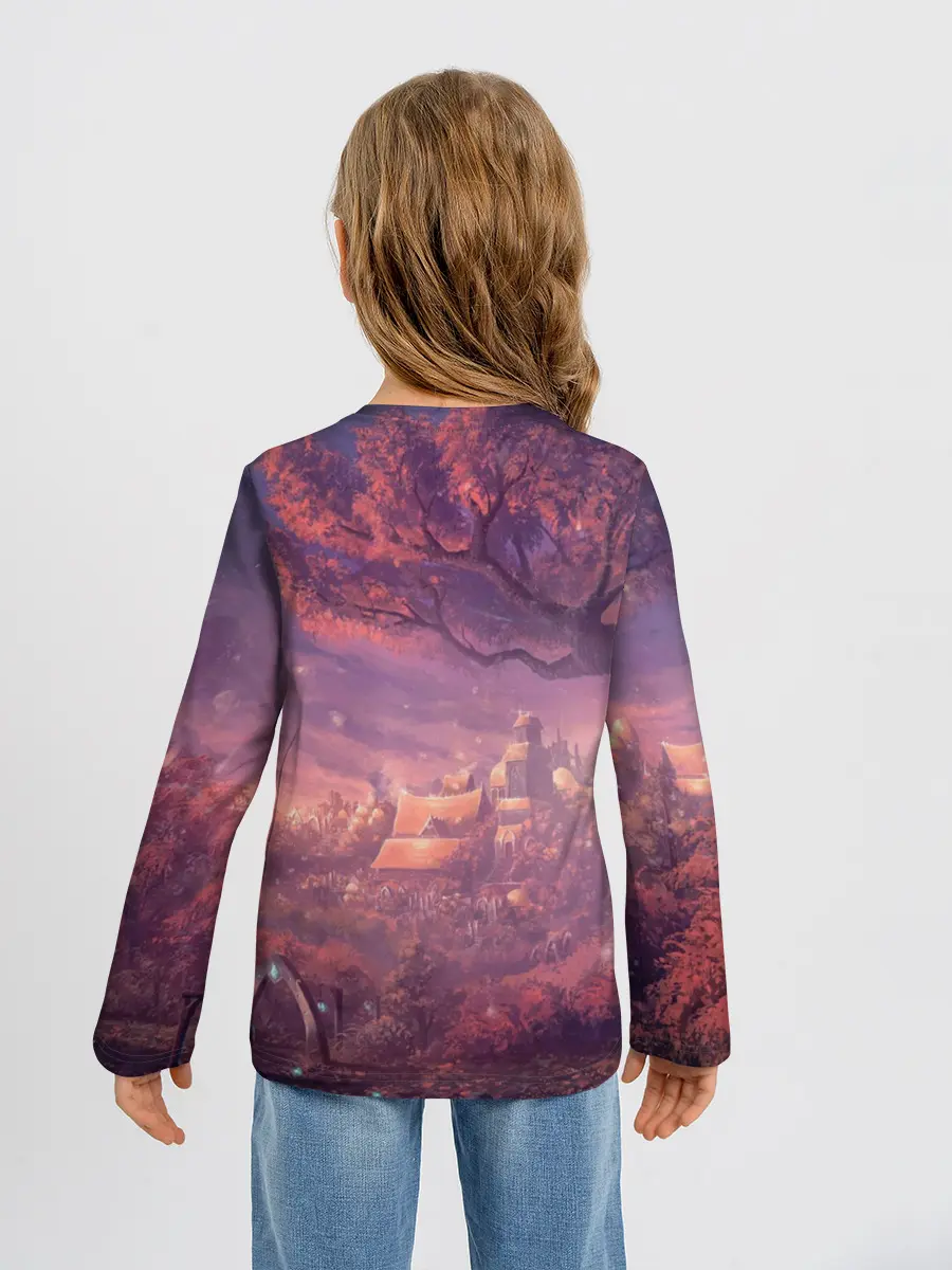 Детский лонгслив / Fantasy Forest