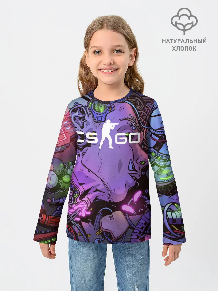 Детский лонгслив / CS GO
