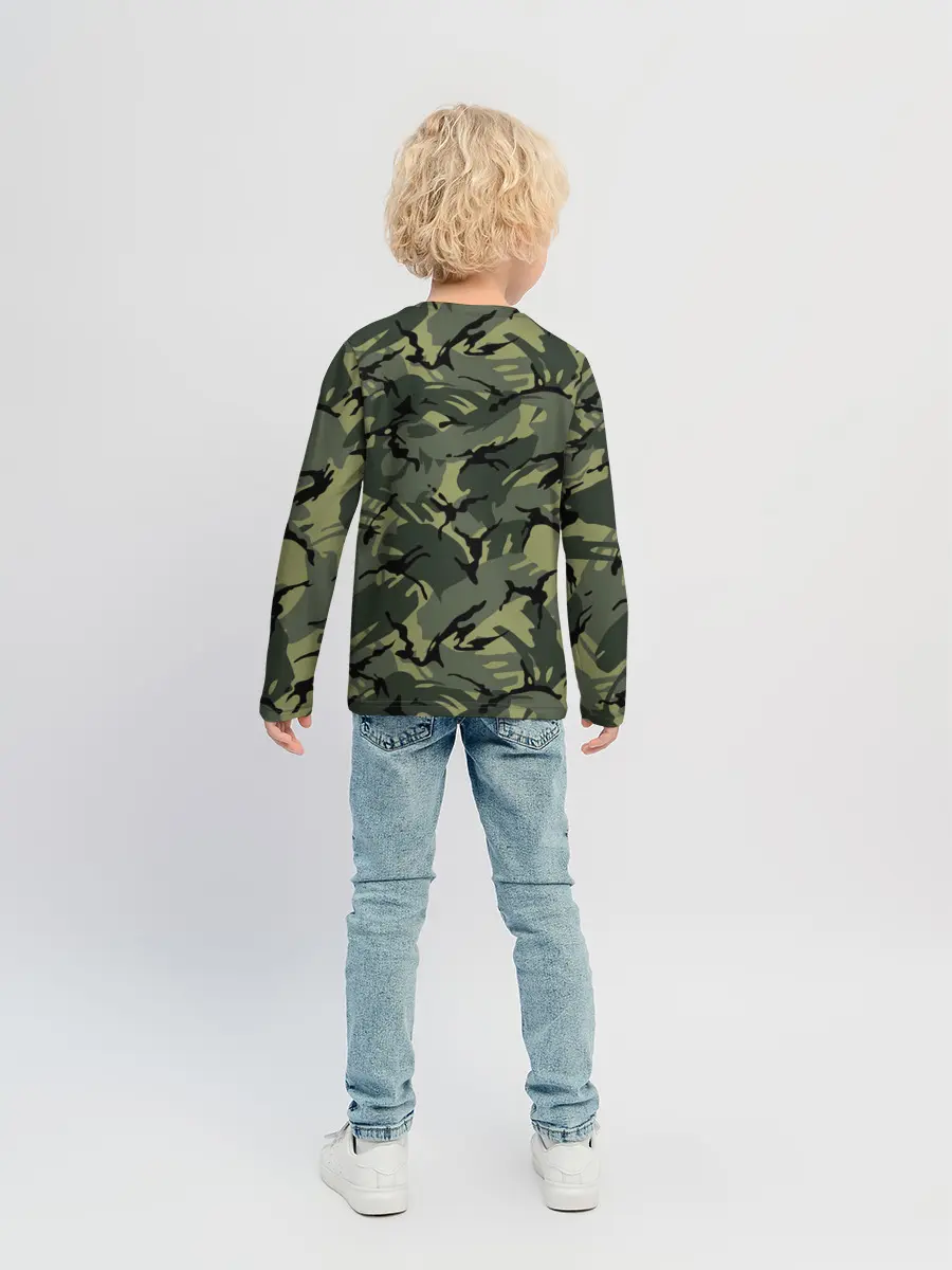 Детский лонгслив / Камуфляж