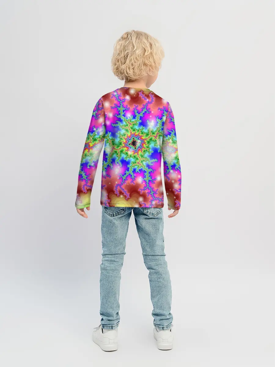 Детский лонгслив / Абстракция