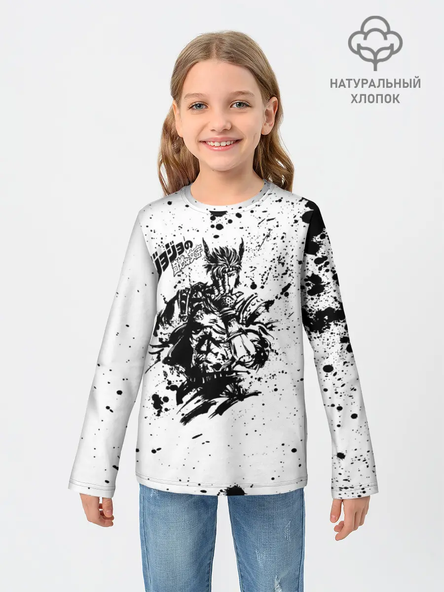 Детский лонгслив / JoJo Bizarre Adventure
