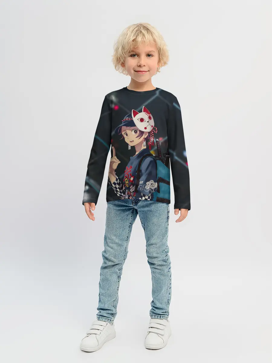 Детский лонгслив / Танджиро Камадо