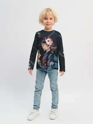 Детский лонгслив / Танджиро Камадо