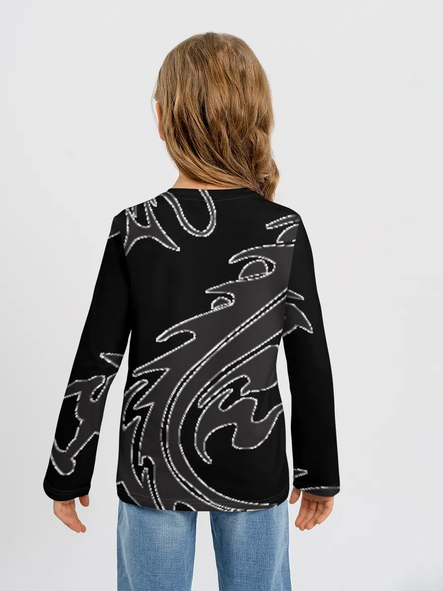 Детский лонгслив / Драконы