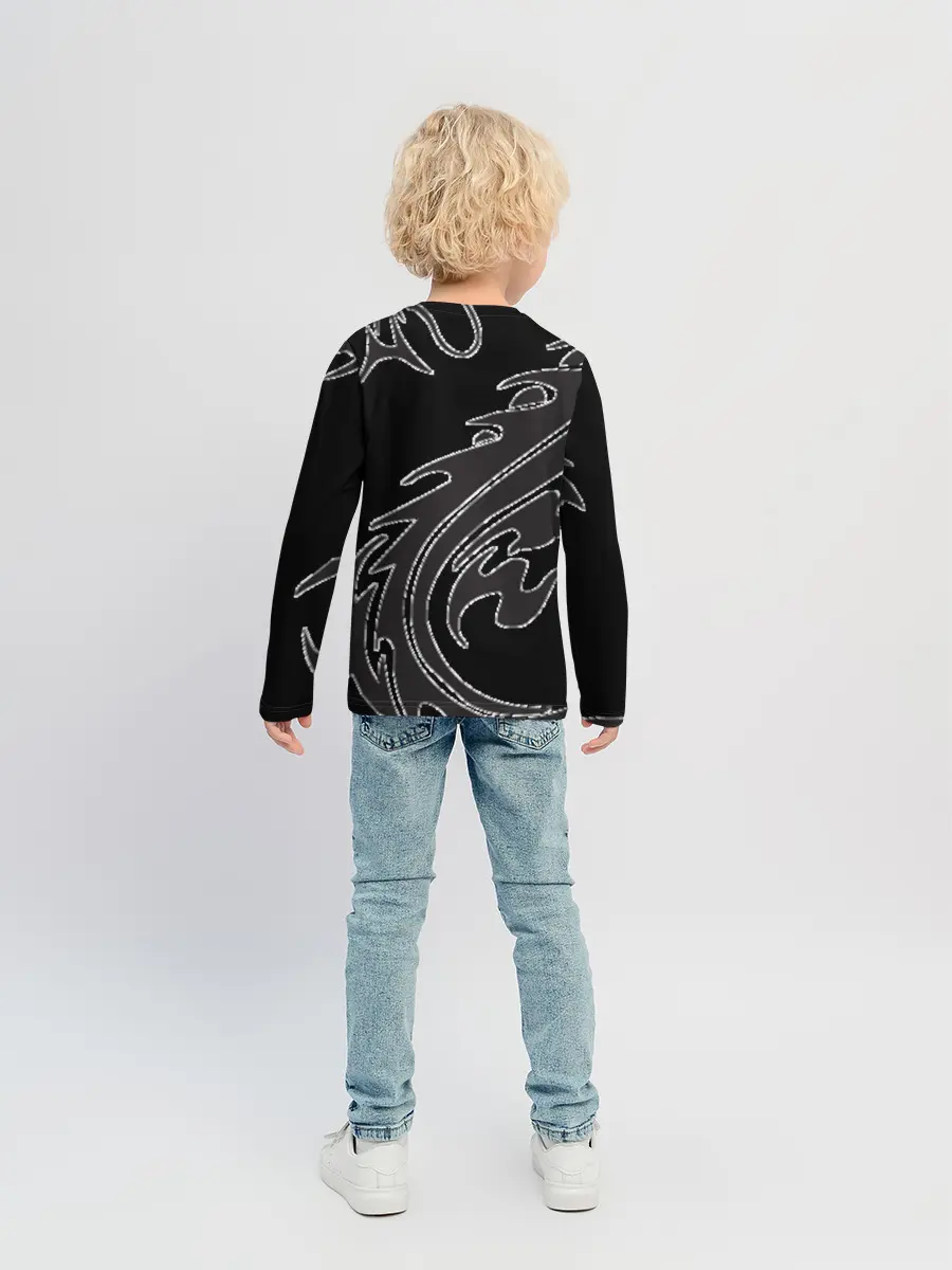 Детский лонгслив / Драконы